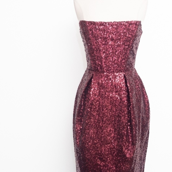Bronx and Banco Maraya Sequin Strapless Midi Dress - Picture 11 of 15